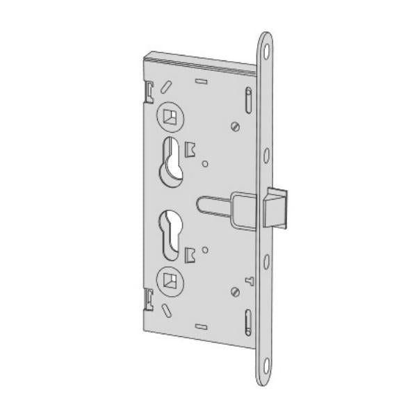 CISA SERRATURA DA INFILARE SENZA CILINDRO ENTRATA MM65 AMBIDESTRA