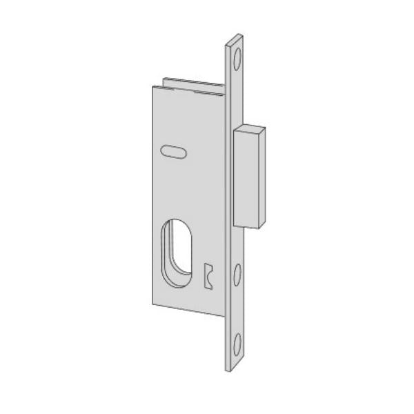 CISA SERRATURA DA INFILARE PER MONTANTI ENTRATA MM18 AMBIDESTRA