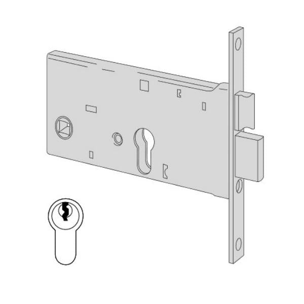CISA SERRATURA DA INFILARE PER FASCE H.MM77 AMBIDESTRA