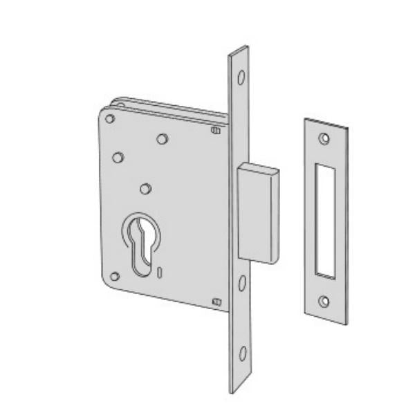 CISA SERRATURA DA INFILARE SOLO CATENACCIO ENTRATA MM40 AMBIDESTRA