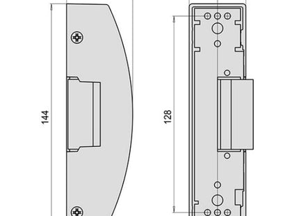 CISA INCONTRO ELETTRICO PER MANIGLIONI ANTIPANICO CON ANTIRIPETITORE 12V