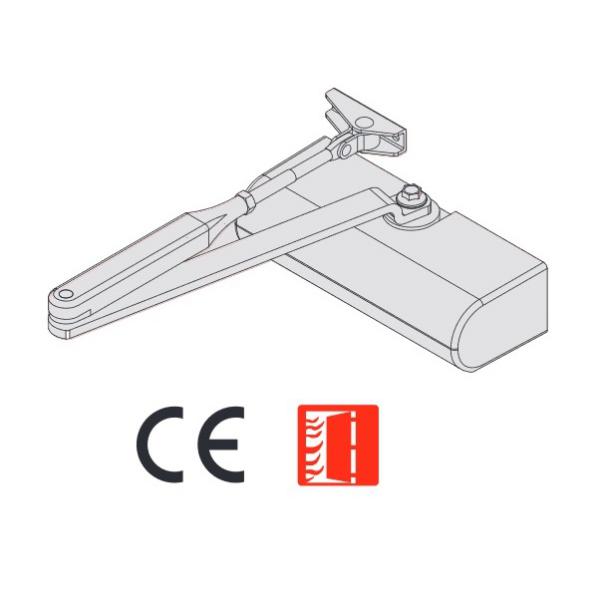 CISA CHIUDIPORTA AEREO SMART PLUS SENZA ARRESTO COLORE TESTA DI MORO*