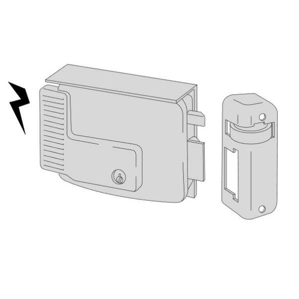 CISA ELETTROSERRATURA DA APPLICARE CON TETTUCCIO