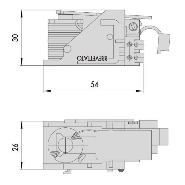 CISA GRUPPO BOBINA REGOLABILE 12V PER SERRATURE