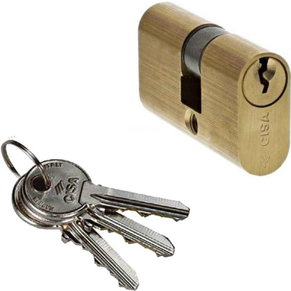 CISA CILINDRO OVALE CORPO IN OTTONE