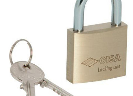 CISA LUCCHETTO OTTONE LOCKING LINE ARCO NORMALE CHIAVE UNICA MM70 KA