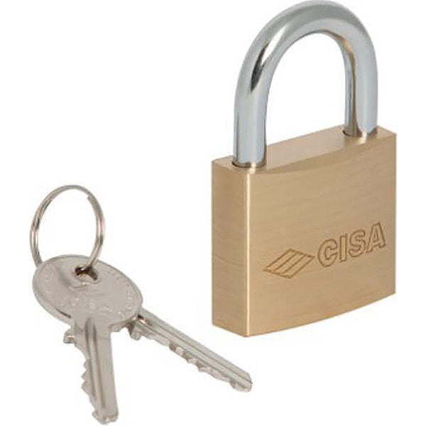CISA LUCCHETTO OTTONE ARCO NORMALE CHIAVE UNICA KA
