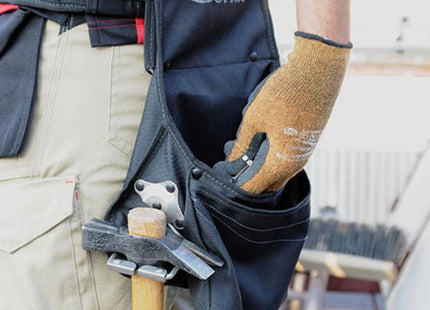 COFRA BORSA PER CARPENTIERE PORTA ATTREZZI OLBRICH IN NYLON COLORE NERO