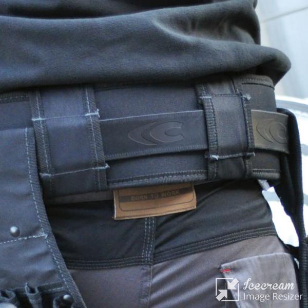 COFRA CINTURA PORTABORSELLI ATTREZZI RIETVELD IN NYLON COLORE NERO