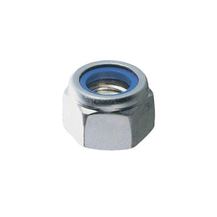 DADO AUTOBLOCCANTE ALTO PASSO FINE CL. 8 Z.BIANCO DIN 982 M 8X1,00