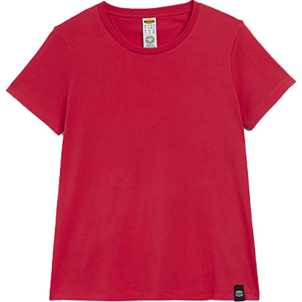DIADORA T-SHIRT DONNA DA LAVORO MC ATHENA COLORE ROSSO IBISCO