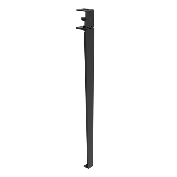 MINUTEX GAMBA PER TAVOLO MOD. LINE IN ACCIAIO VERNICIATO H.CM 76