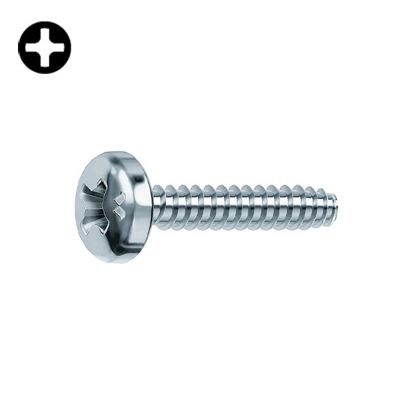 MUSTAD VITE AUTOFILETTANTE FLAT TC PH ZINCATA BIANCA D.MM 3,5X 9,5