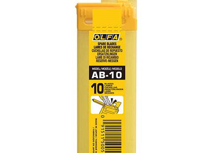 OLFA LAME PER CUTTER MOD. AB-10 SEGMENTATE DA MM 9 CONF.DA PZ10