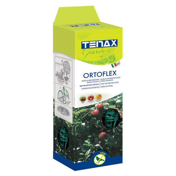 TENAX RETE ORTOFLEX PROTEZIONE COLTURE ANTIUCCELLI VERDE CONF.MT2X10