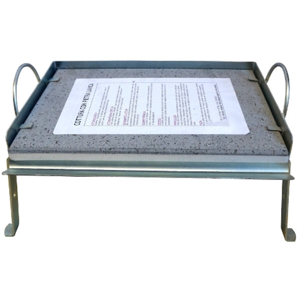 BEL-FER PIETRA LAVICA CON TELAIO IN FERRO