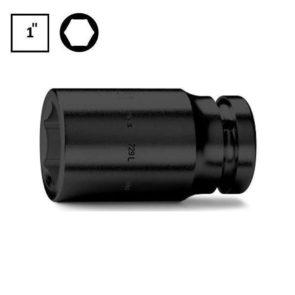BETA   729L CHIAVE A BUSSOLA MACCHINA ESAGONALE LUNGA 1&quot;