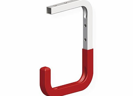 ALFER GANCIO PER PARETE/SOFFITTO ACCIAIO GOMMATO ROSSO