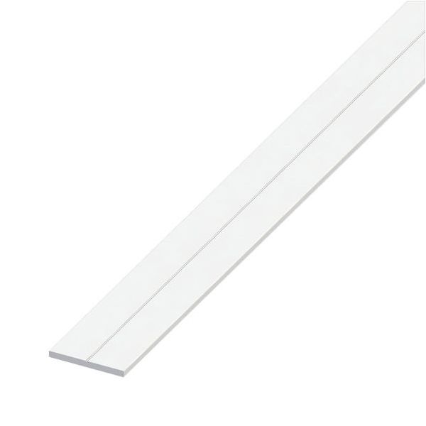 ALFER BARRA PIATTA PVC BIANCO MT.1