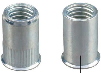 FAR INSERTO FILETTATO IN ACCIAIO A TESTA RIDOTTA FTR