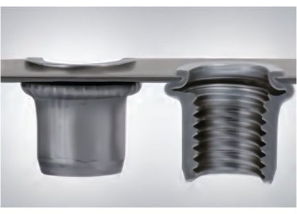 FAR INSERTO FILETTATO IN ACCIAIO A TESTA RIDOTTA FTR