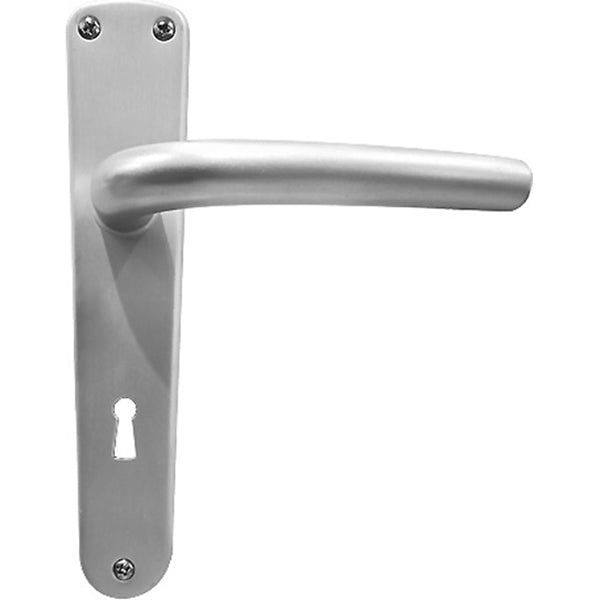 COTTALI OMEGA MANIGLIA PER PORTA Q8 90MM IN ALLUMINIO ARGENTO