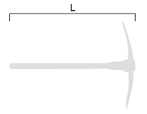 AUSTRALIAN PICCONE MANICO ANIMA FIBRA DI VETRO KG1,5 CM100