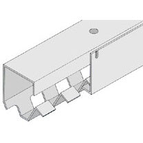 PAROLIN GUIDA A GANCI ZINCATA LUNGHEZZA MM.3000 PER LISTA IN PVC