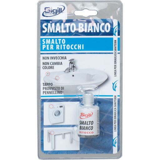 PIGAL SIGILL SANITERM SMALTO BIANCO PER CERAMICA E SMALTI FLACONE ML10