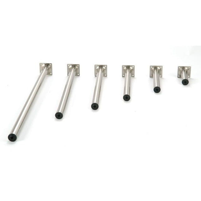 PIRCHER PIEDE TONDO IN ACCIAIO INOX D.MM30X100