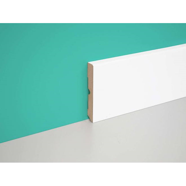 PIRCHER BATTISCOPA IN MDF COLORE BIANCO