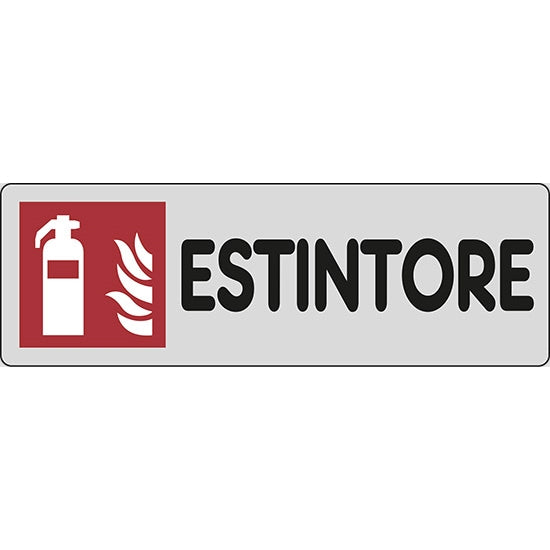 SEGNALE ESTINTORE ADESIVO MM150X 50