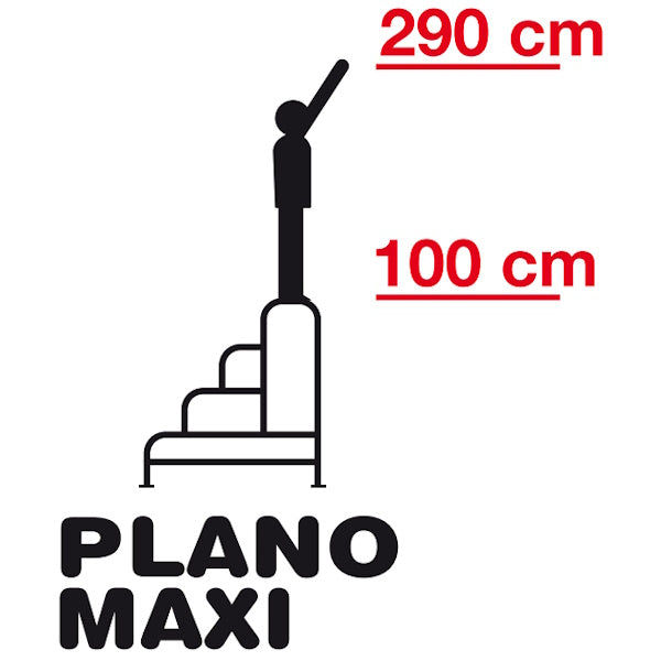 FACAL SGABELLO PLANO IN ALLUMINIO FISSO SALDATO
