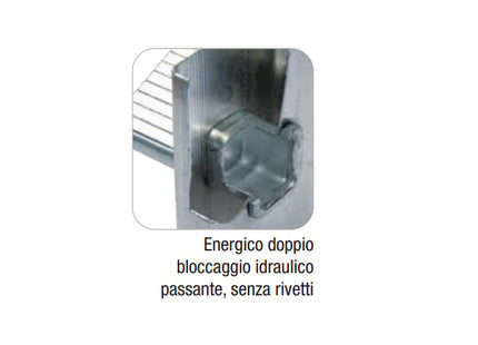 FACAL SCALA PRIMA 1 ELEMENTO GRADINI LARGHI CON BARRA STABILIZZATRICE