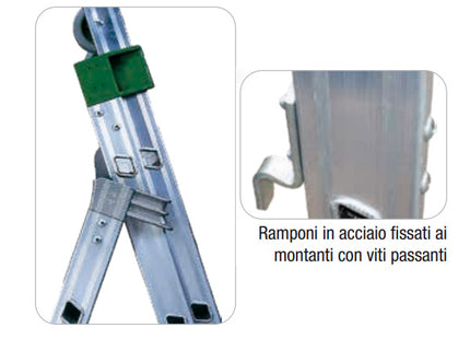 FACAL SCALA SUPER PRIMA 3 ELEMENTI 10+11+11 GRADINI H.CM354- 810
