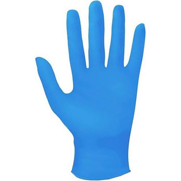 GUANTI AJRTOUCH MOD. PROTECTO NITRILE BLU CONF.DA PZ100 TG S*