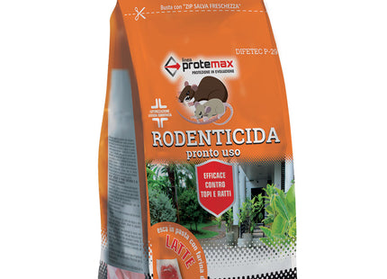 PROTEMAX RODENTICIDA PASTA ROSSA DIFETEC P-29 10 DOSI IN BUSTA DA GR150