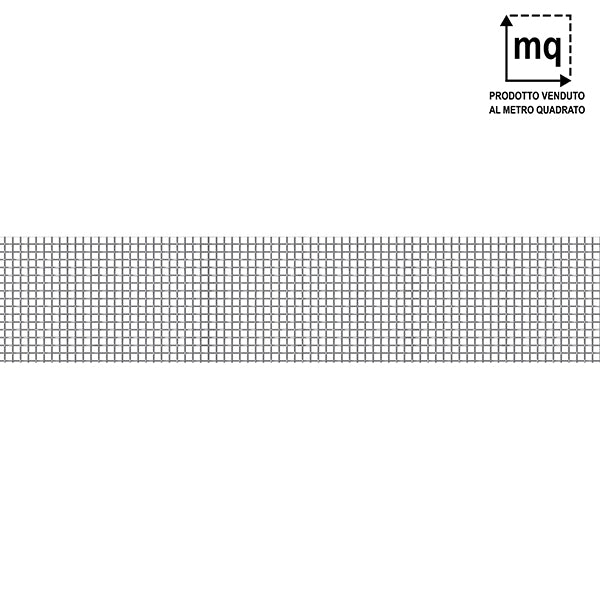 RETE TELA IN TESSUTO UNITO AISI 304 N.20 FILO MM 0,35 H.CM130 AL MQ