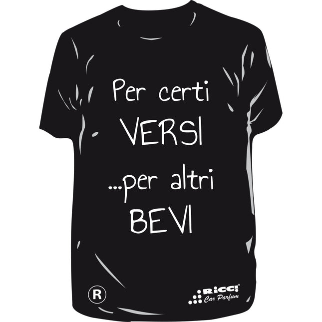 RICCI PROFUMATORE AUTO T-SHIRT SCRITTE "PER CERTI VERSI... " ARTIC