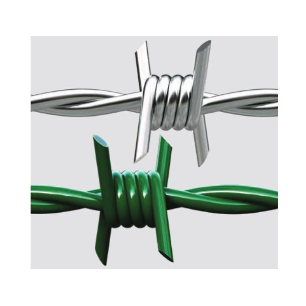 CAVATORTA FILO SPINATO RICCIO ACCIAIO PLASTIFICATO VERDE MT100