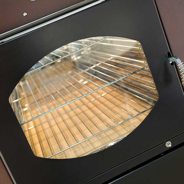 ROSSOFUOCO FORNO A LEGNA GARDEN 80 MARRONE CON TETTO NERO