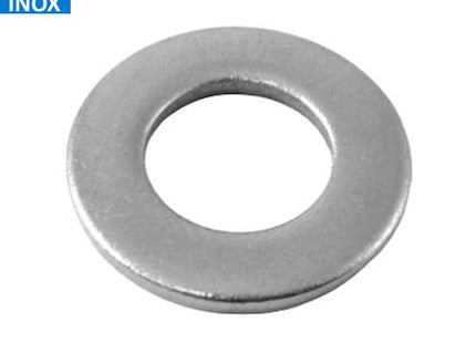 RONDELLE PIANE UNI 6592 DIN 125-A INOX A2