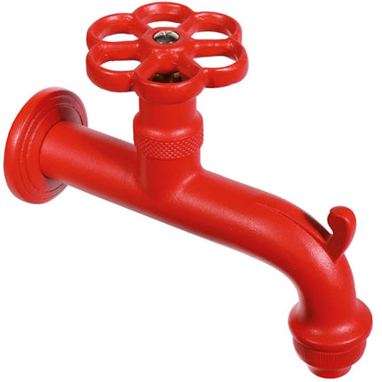 BEL-FER RUBINETTO CON GHIERA OTTONE ROSSO ATTACCO 1/2"