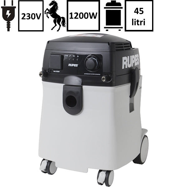RUPES ASPIRATORE PROFESSIONALE CON PULIZIA FILTRO S145EL