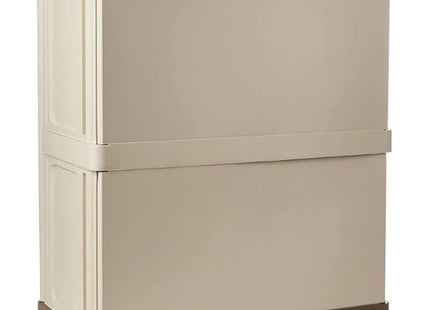 ARTPLAST MOBILE IN POLIPROPILENE STEEL CON RIPIANO CM70X39X85 TORTORA