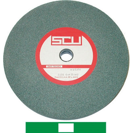 SCU MOLA A DISCO CARBURO DI SILICIO VERDE D.MM200X25 FORO MM20 GR. 60/M