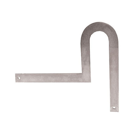 SCU SQUADRA PER FLANGE IN ACCIAIO APERTURA ARCO MM90 LUNGHEZZA MM300