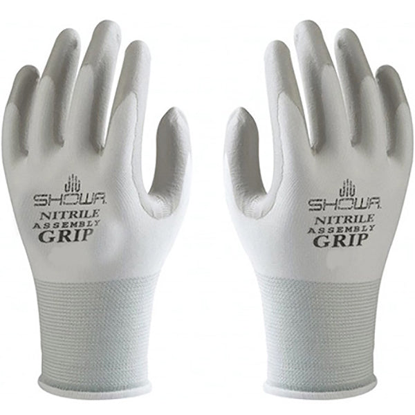 GUANTI SHOWA MOD. 370 IN NYLON COLORE BIANCO