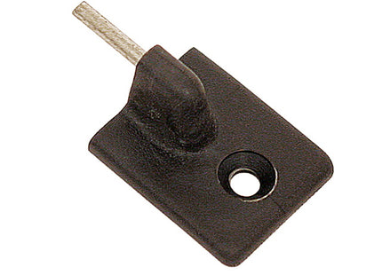 SODIFER GANCI ADESIVI IN PLASTICA PER BACCHETTE TENDE MARRONE CONF.PZ10