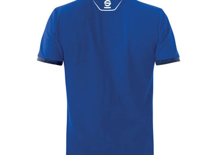 SPARCO POLO TECH STRETCH PORTLAND MANICA CORTA COLORE AZZURRO